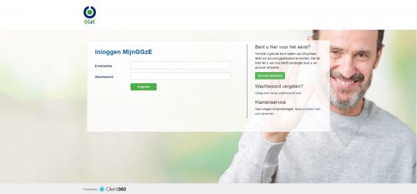 MijnGGzE - Inloggen