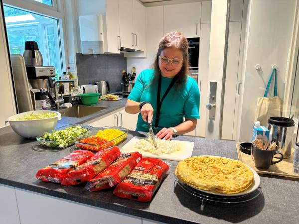 Anneke kookt op de afdeling