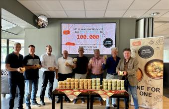 GGzE doneert 100.000 kommen soep