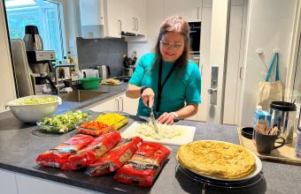 Anneke kookt op de afdeling
